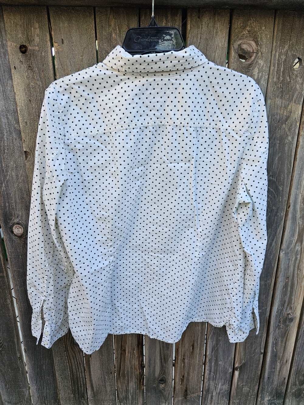 Tommy Hilfiger Polka Dot Button-Up Shirt Women Size XL - Picture 12 of 16